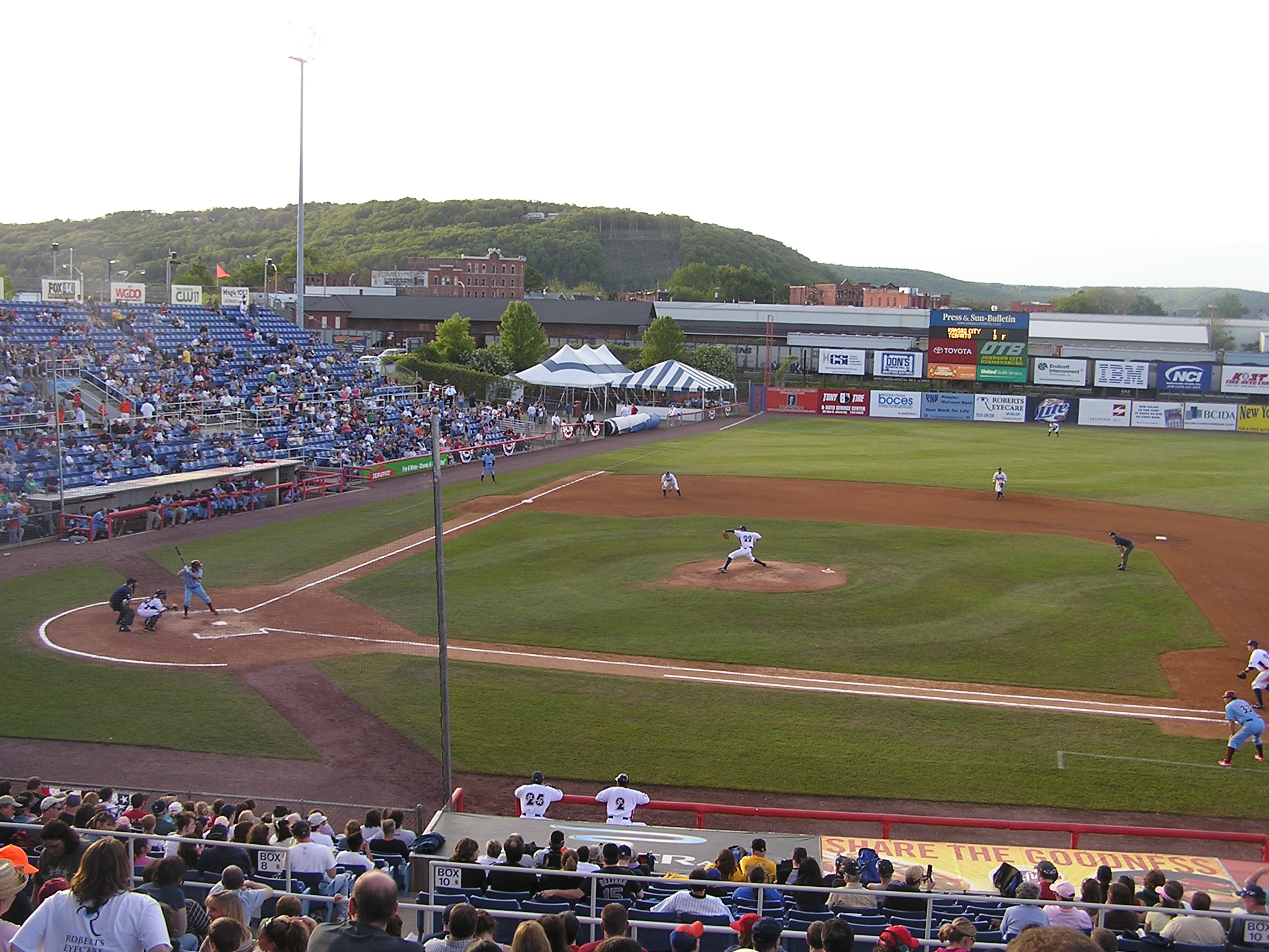 A view from the 1st base side - NYSEG Stadium