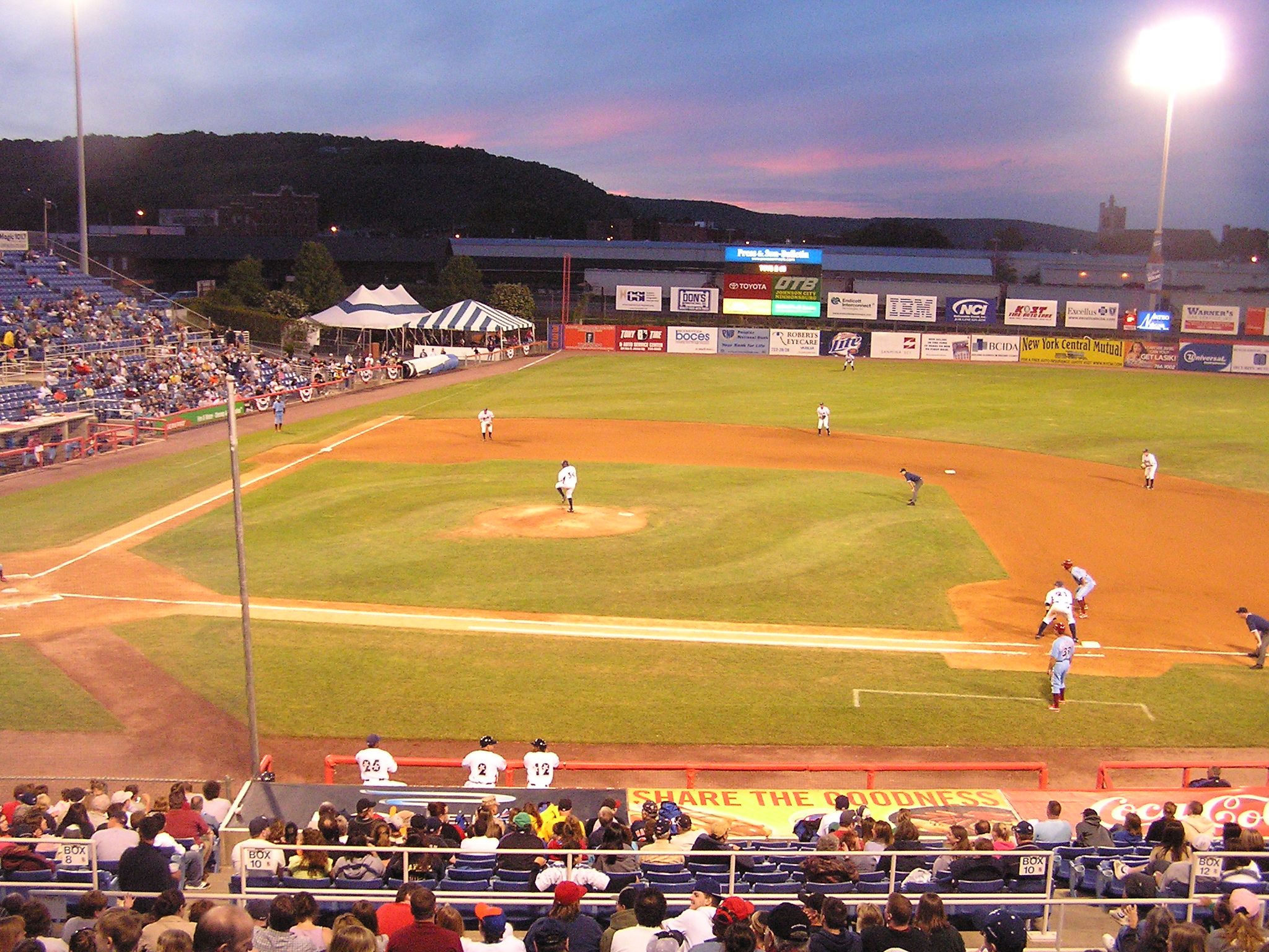 Runner on 1st - NYSEG Stadium, Binghamton, NY